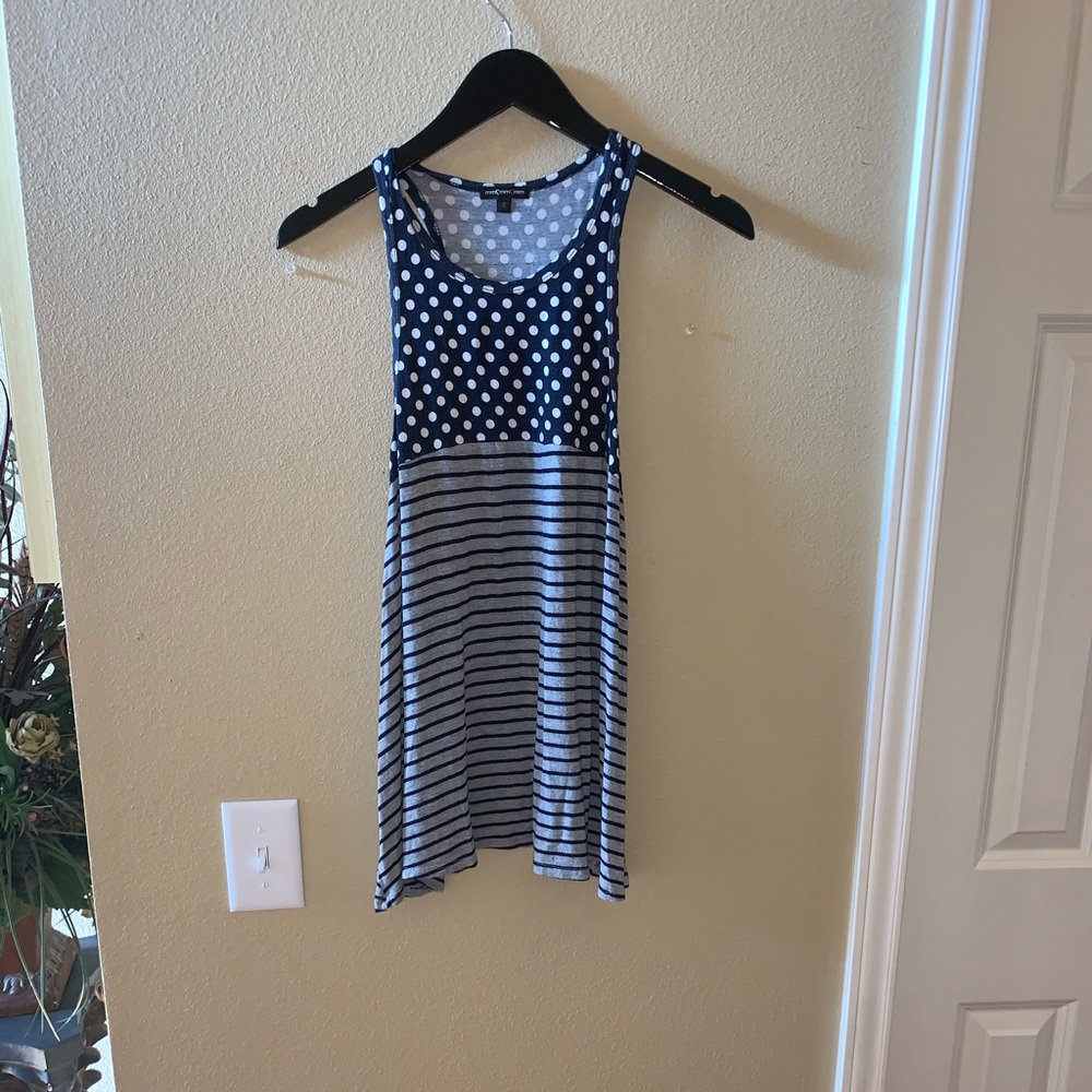 Navy/grey tank top